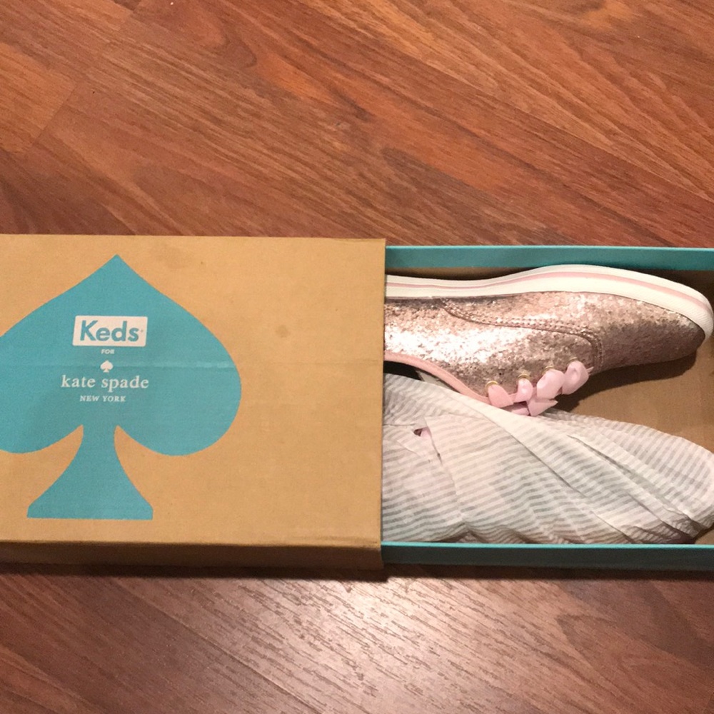 Brand new pink Kate spade keds